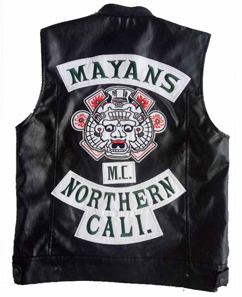 Mayans MC Ezekiel Reyes Leather Vest